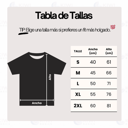 Polera Manga Corta 100% Algodon