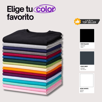 Polera Manga Larga 100% Algodon