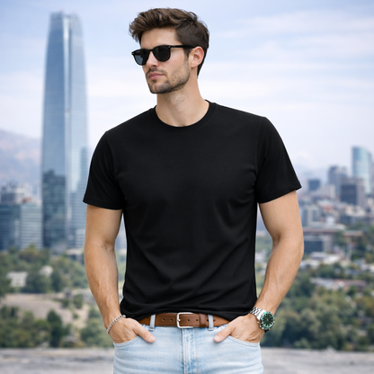 Polera Manga Corta 100% Algodon