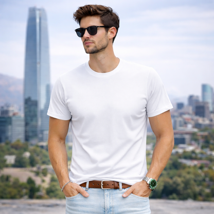 Polera Manga Corta 100% Algodon