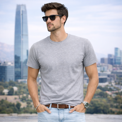 Polera Manga Corta 100% Algodon