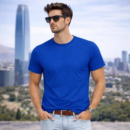 Polera Manga Corta 100% Algodon